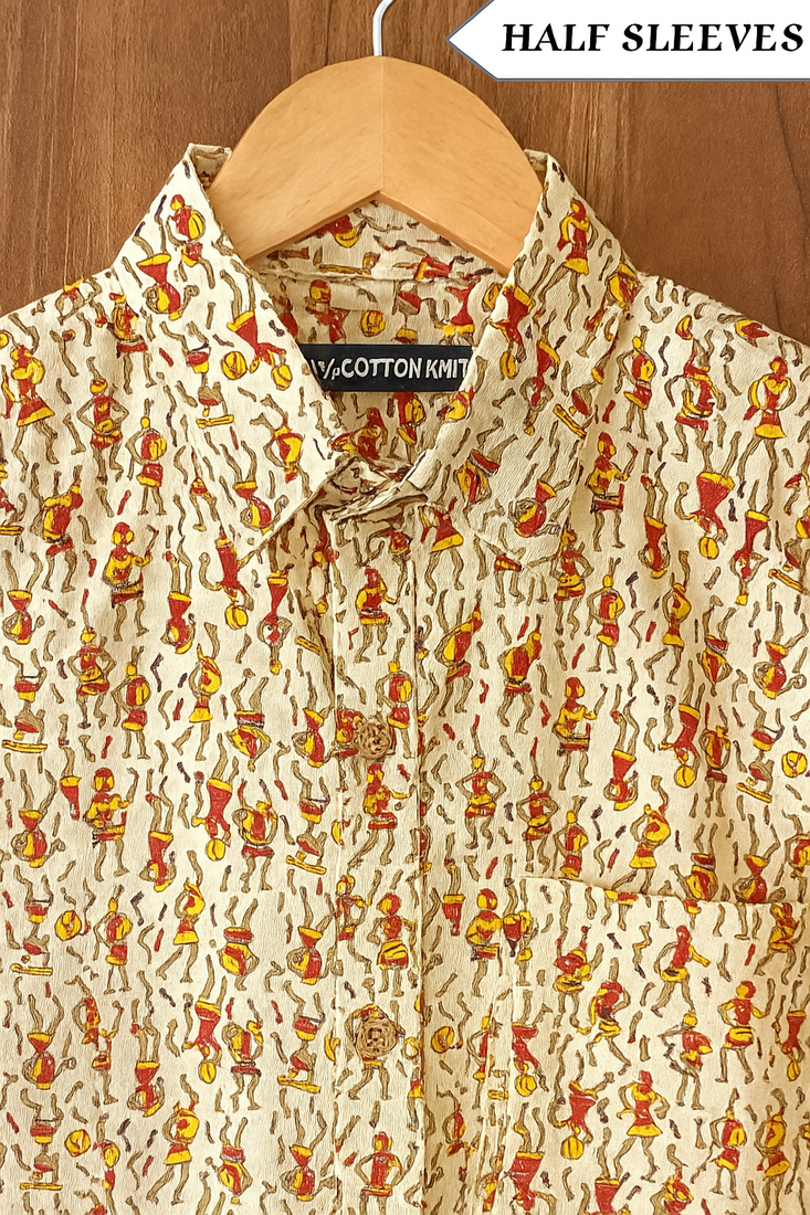 Dancing Print Shirt For Men's