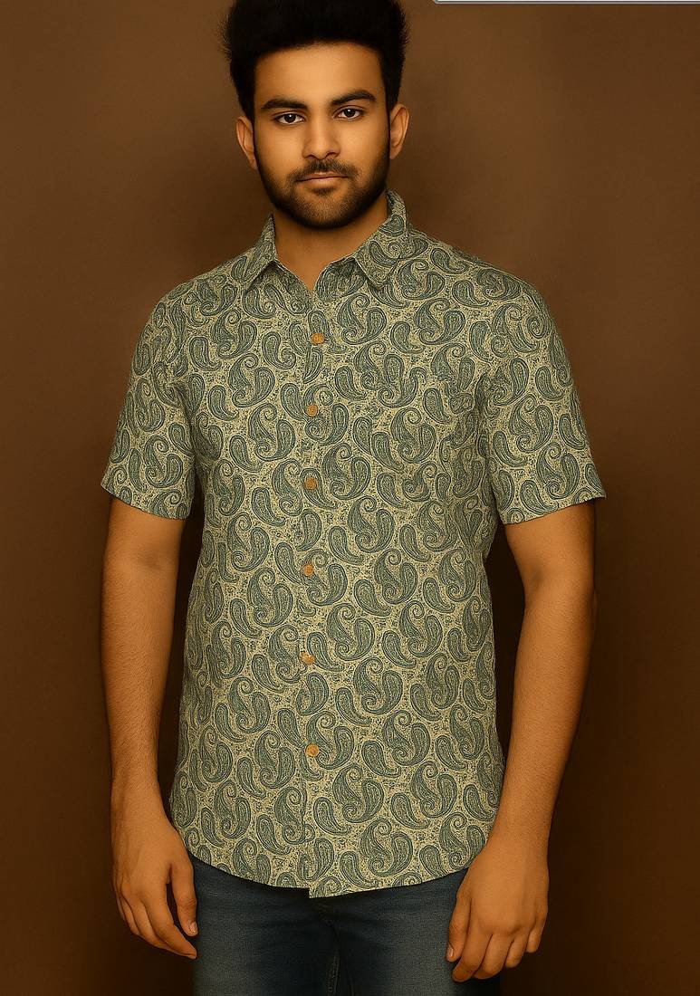 Kary Print Shirt For Men's
