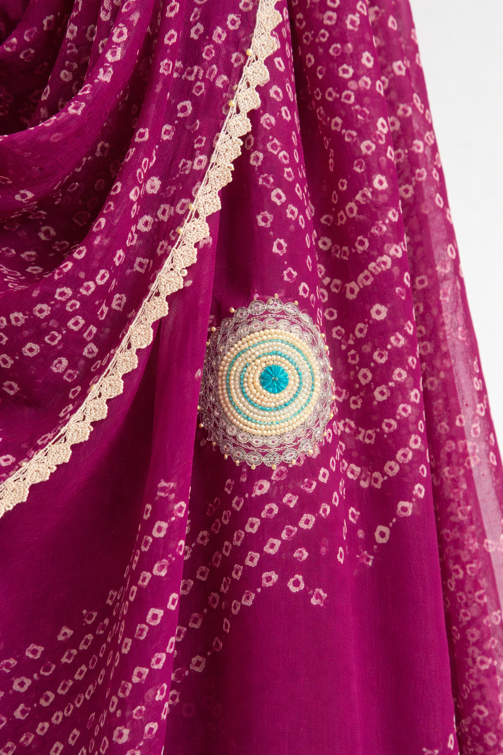 Georgette Bandhani Dupatta