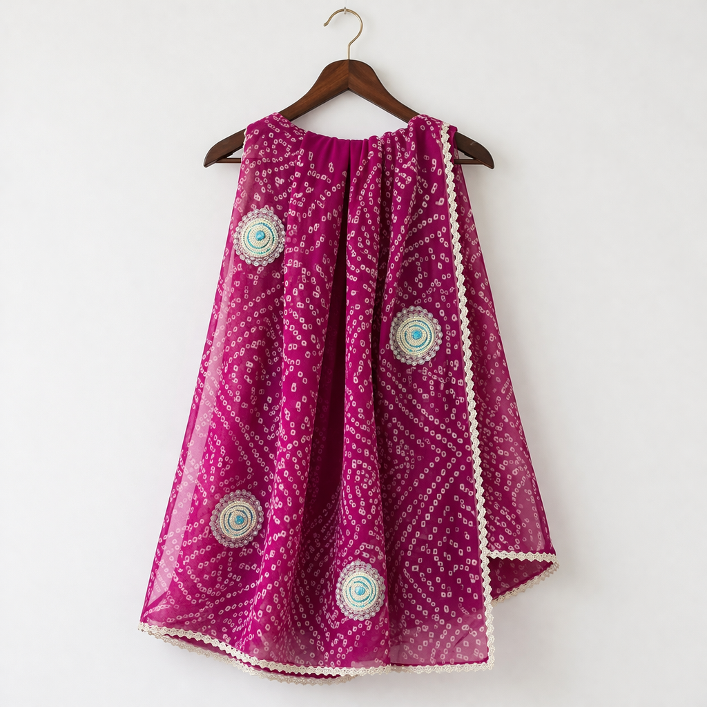 Georgette Bandhani Dupatta