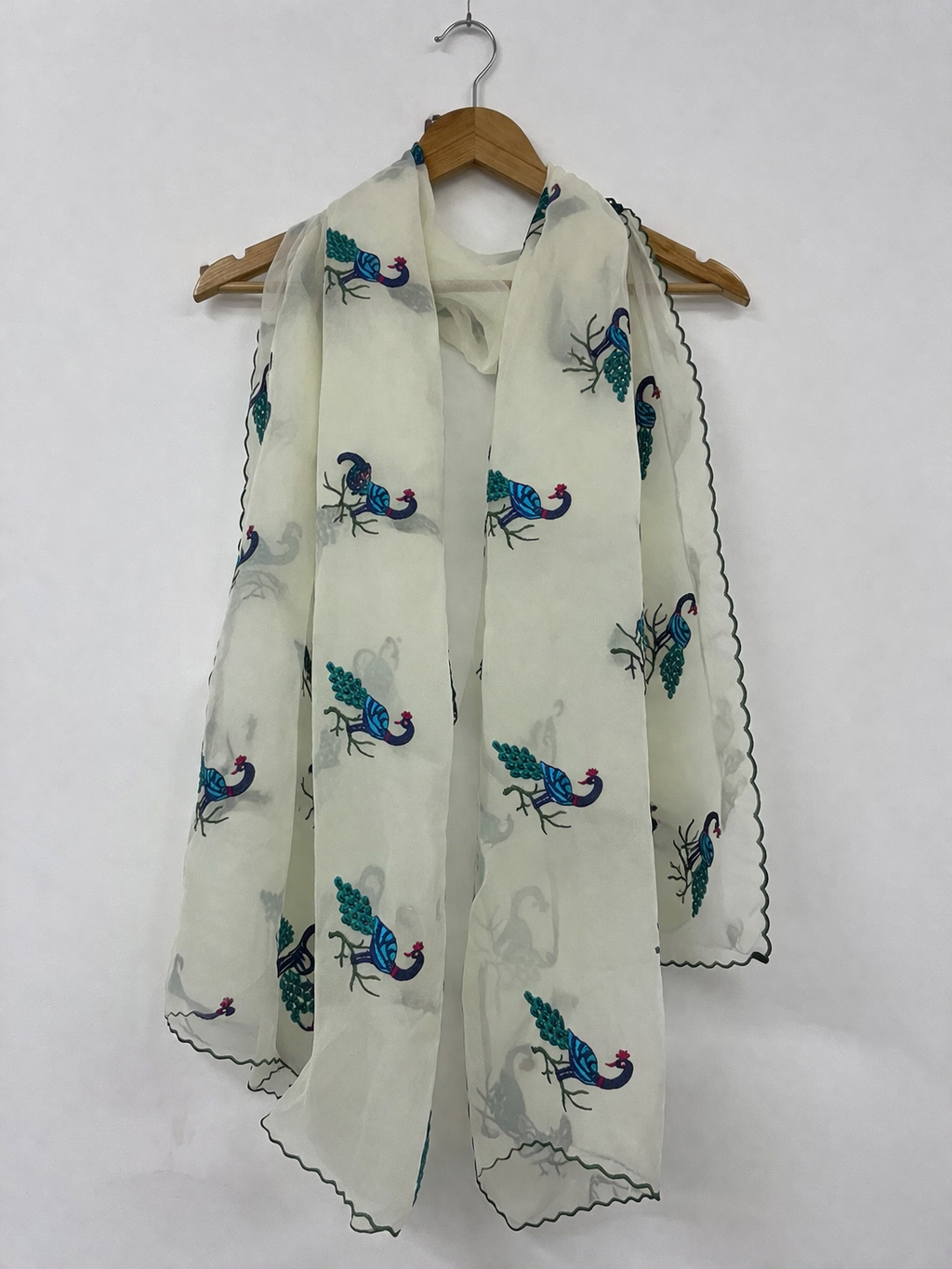 Organza embroidered Dupatta