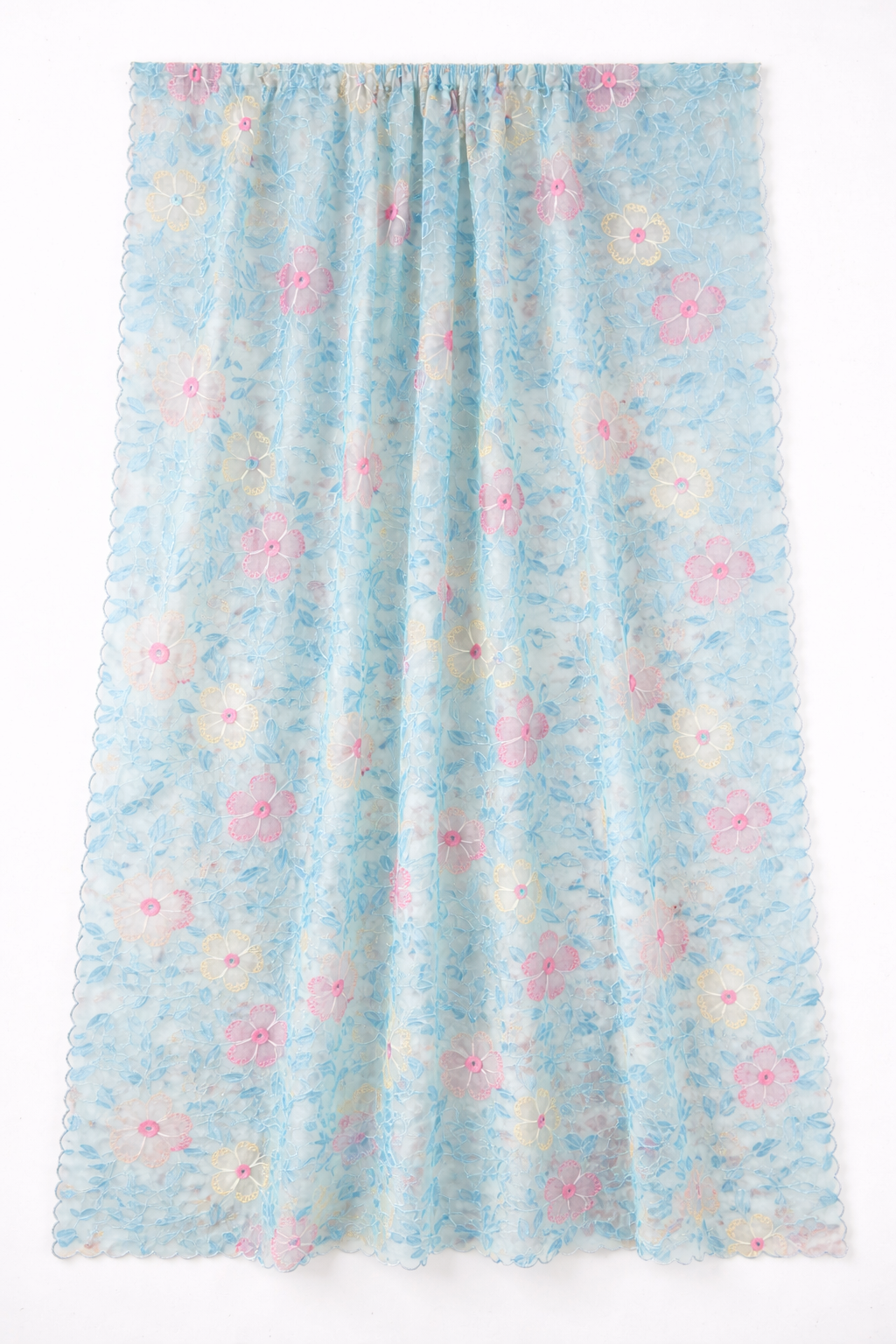 Blue Organza Dupatta