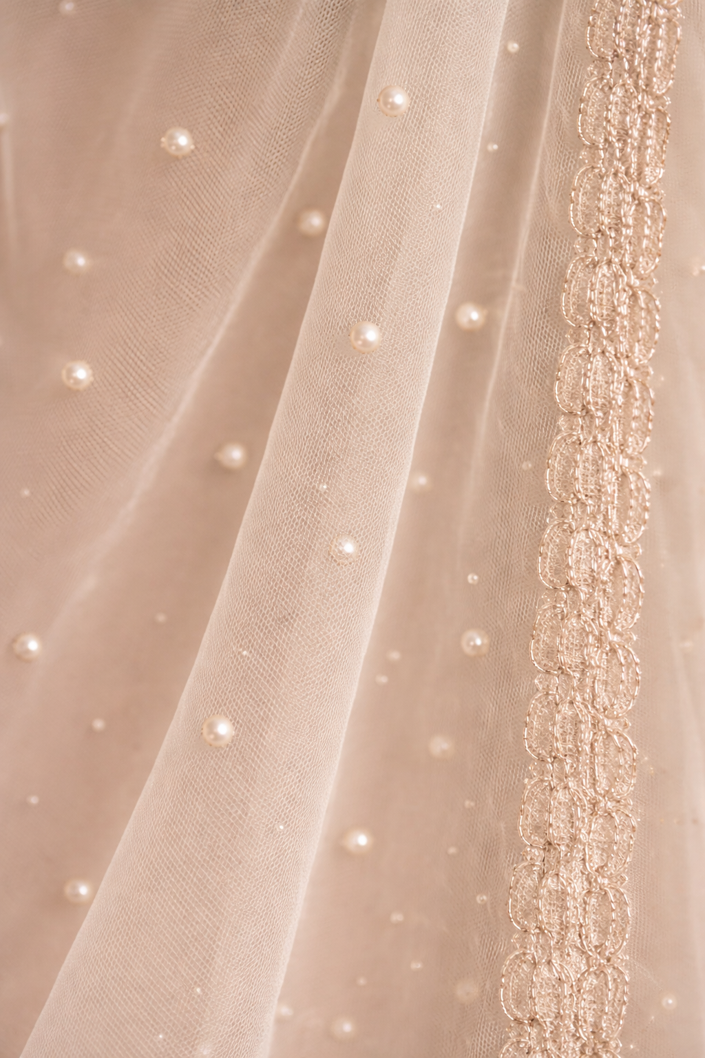 Pearl Net Dupatta