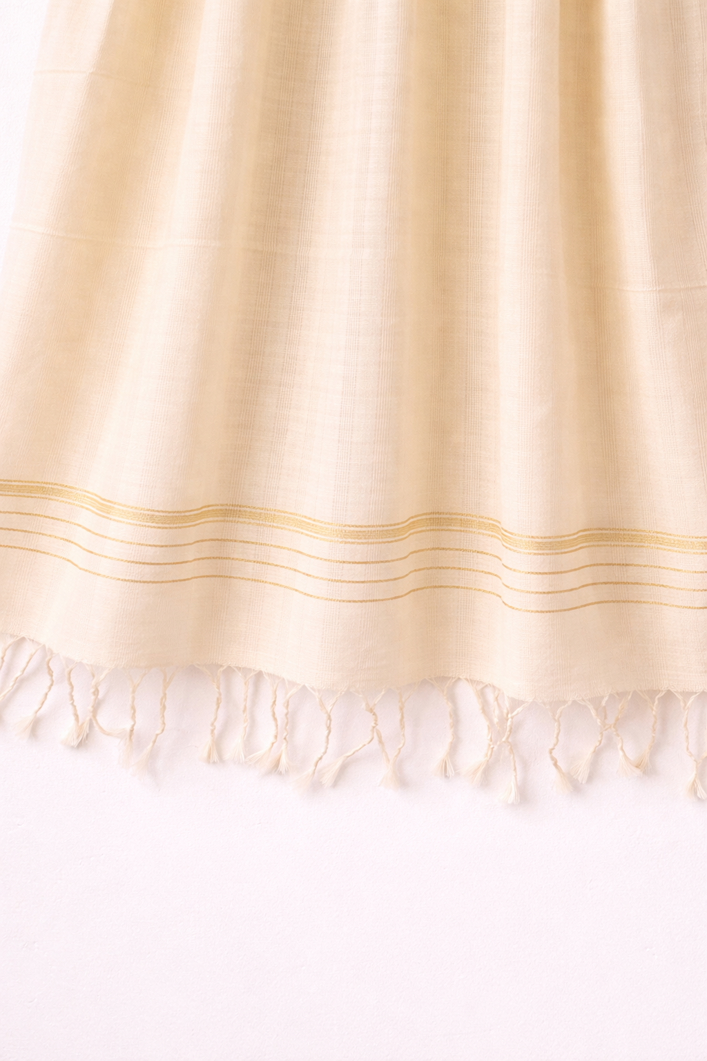 Beige Chanderi Dupatta