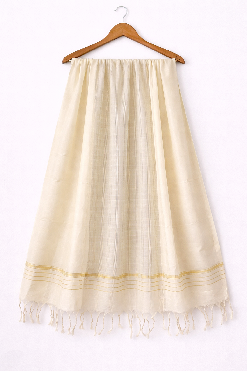 Beige Chanderi Dupatta