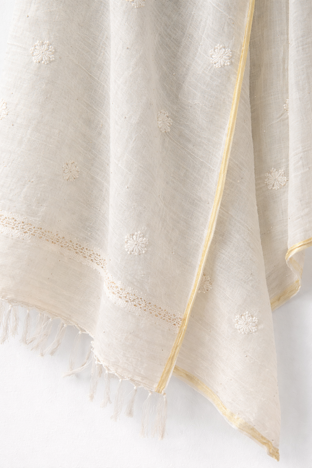 Chikan Cotton Dupatta