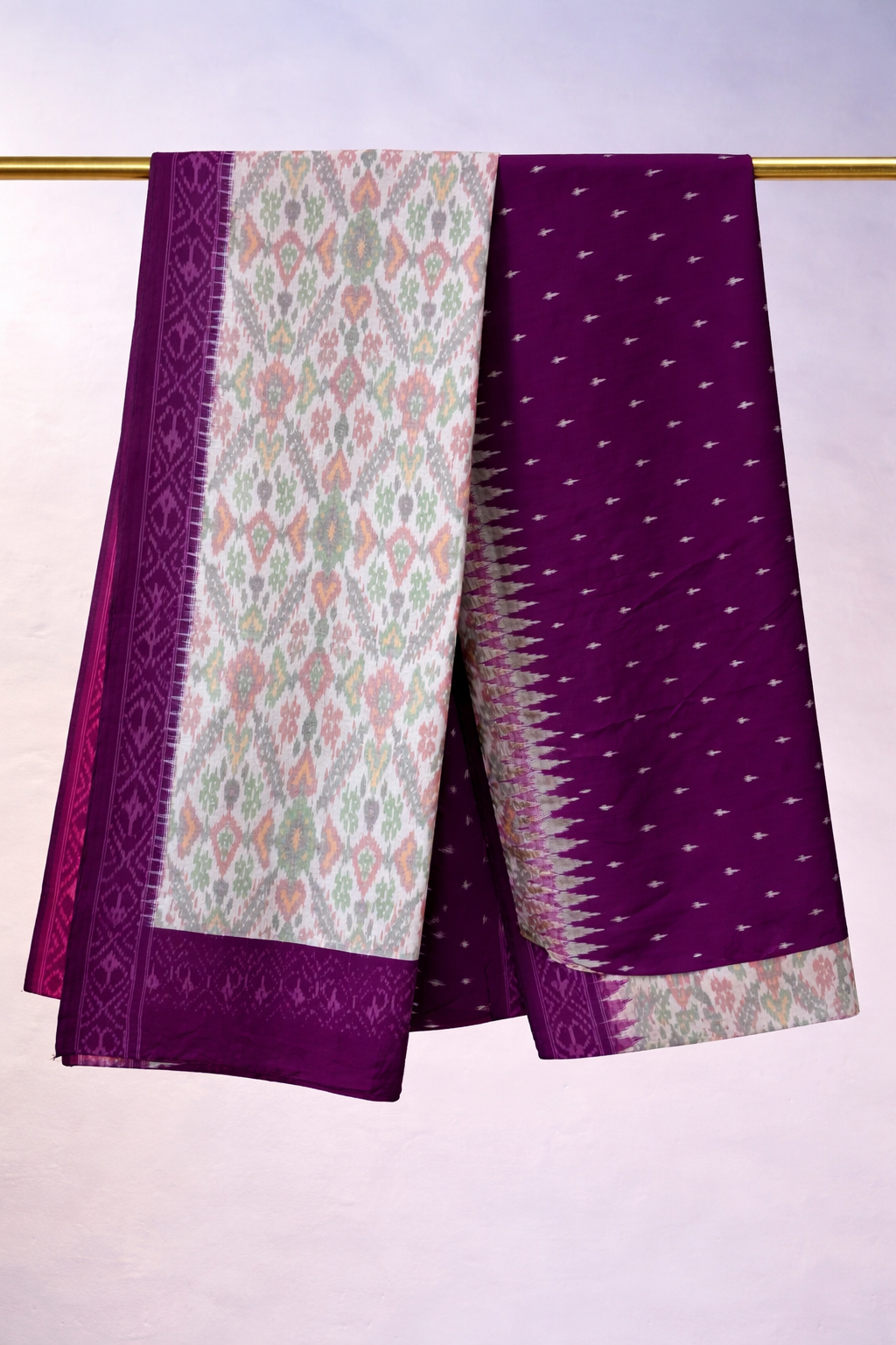 Ikat Woven Saree