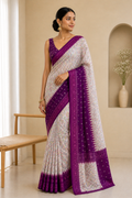 Ikat Woven Saree