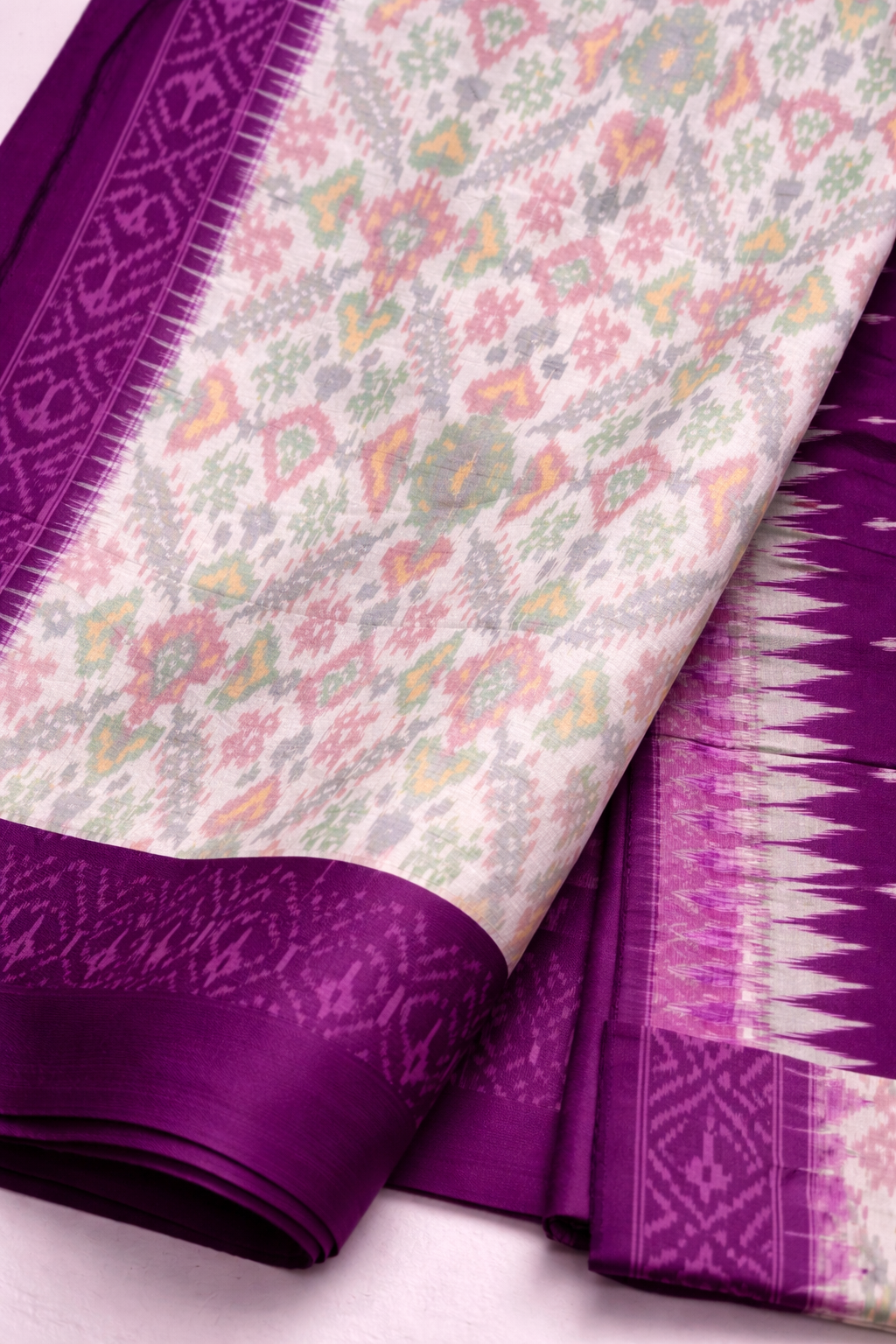 Ikat Woven Saree
