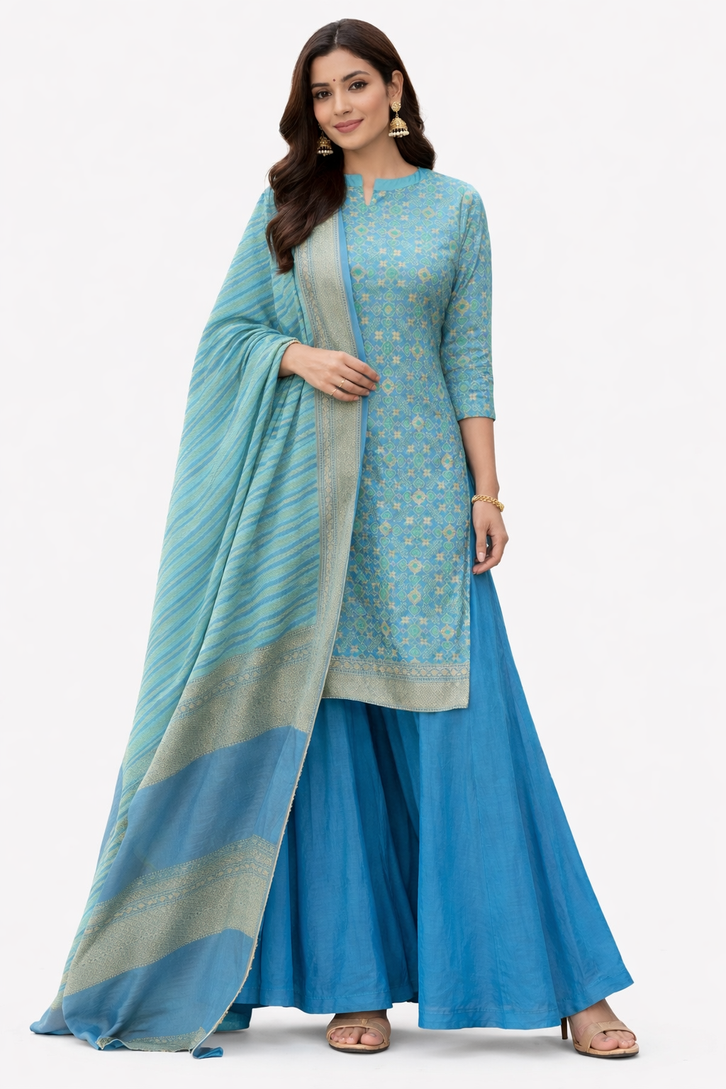 Banarasi Semi Silk Lehenga