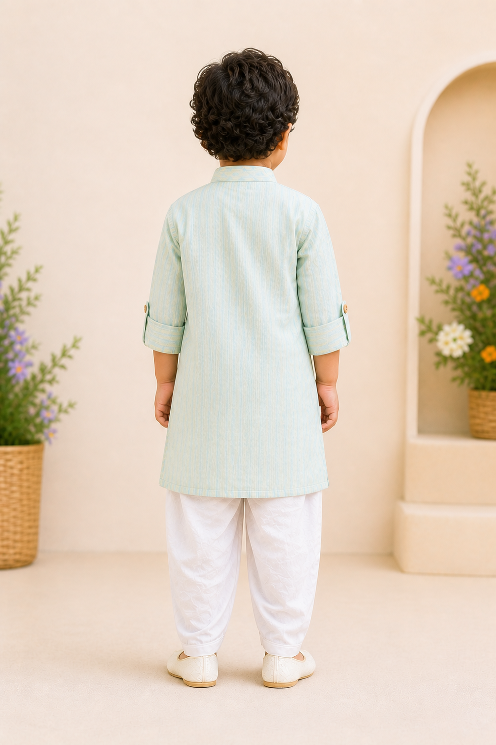 Blush Green Kurta Pyjama Set