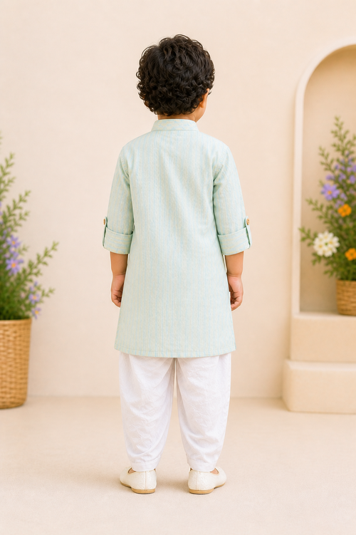 Blush Green Kurta Pyjama Set