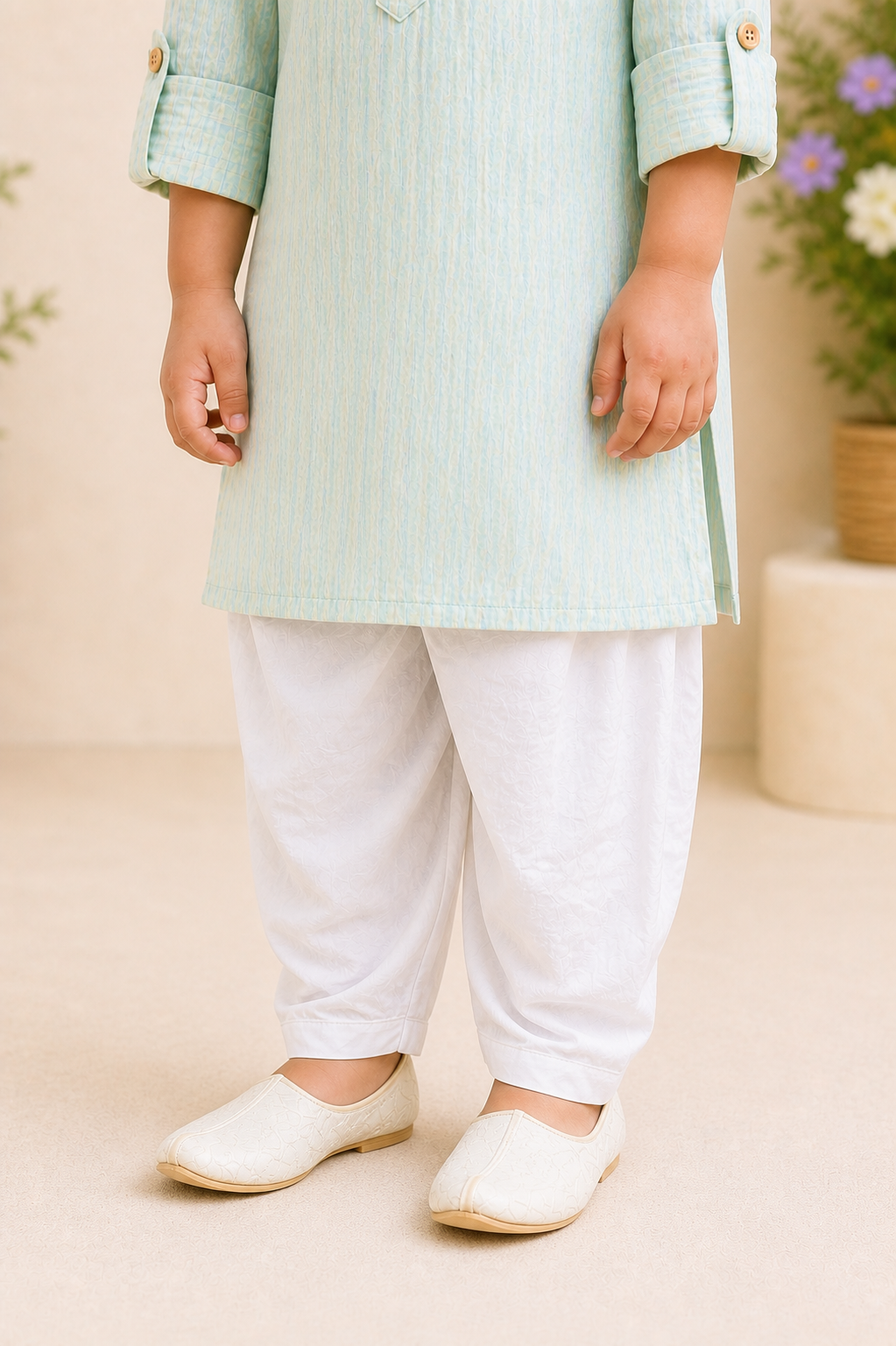 Blush Green Kurta Pyjama Set