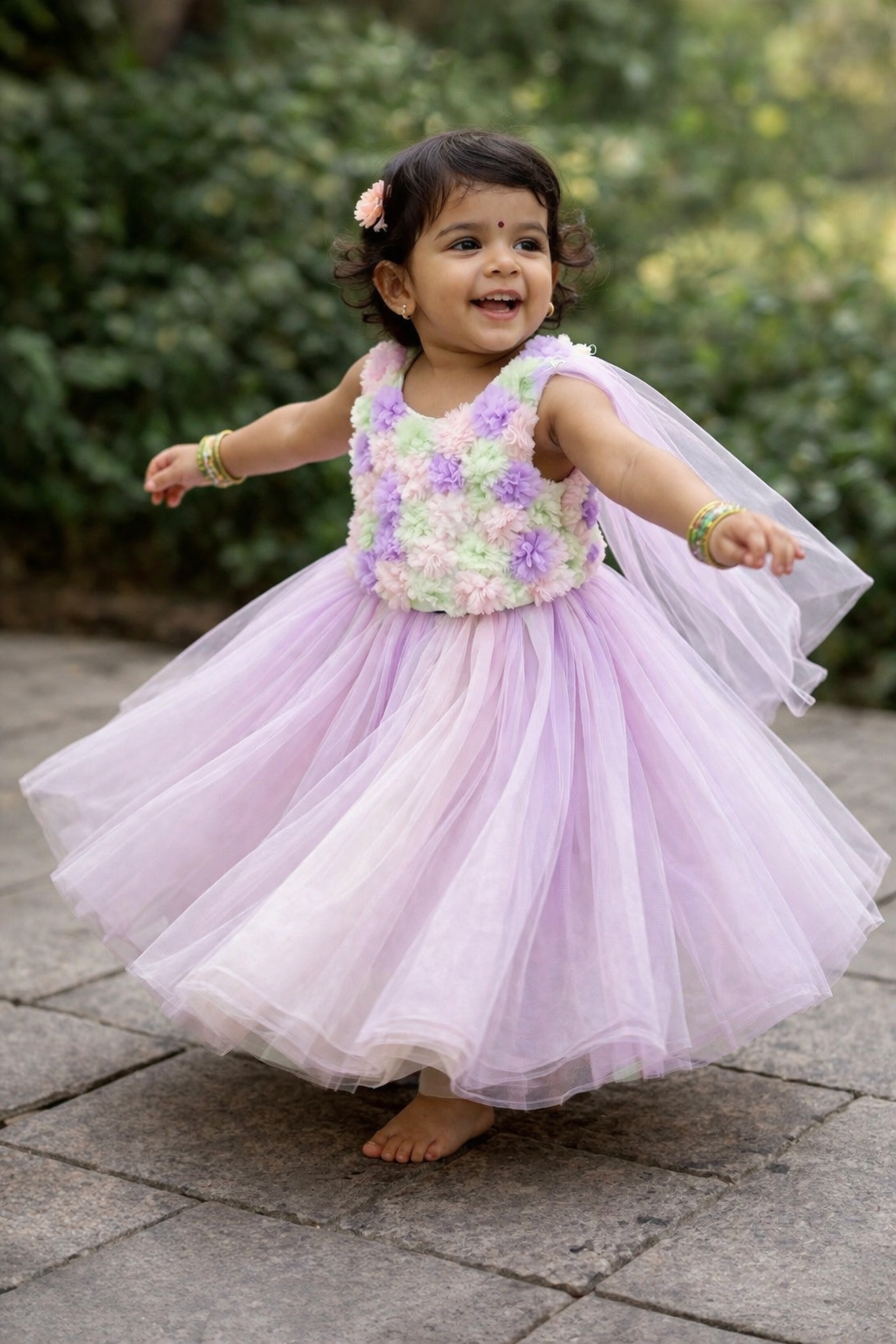 Pastel Bloom Lehenga Set